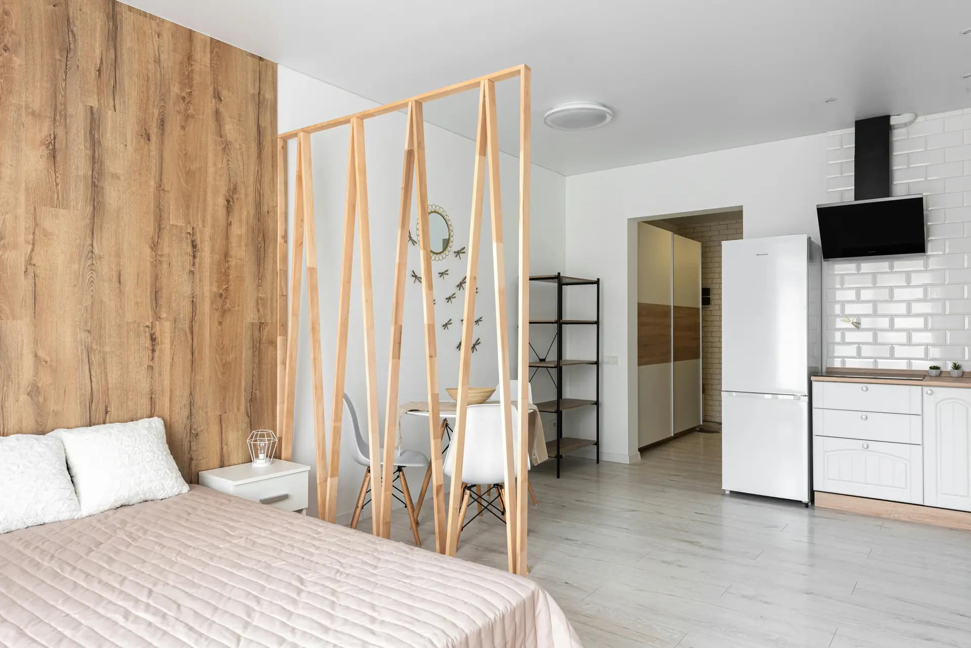 Détail de finition bois